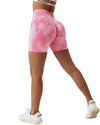 Daisy Tie Dye Shorts (Rose)