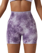 Daisy Tie Dye Shorts (Lilac)