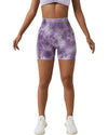 Daisy Tie Dye Shorts (Lilac)