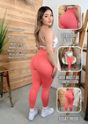 Delia Seamless Leggings (Peach)