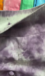 Daisy Tie Dye Shorts (Midnight)