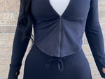 Slim Fit Active Jacket (Black)