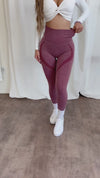 Bella Contour Leggings (Maroon)