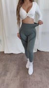Bella Contour Leggings (Vintage Teal)