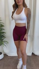 Nova Seamless Shorts (Maroon)