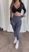 Bella Contour Leggings (Vintage Blue)