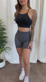 Nova Seamless Shorts (Icy Gray)