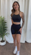 Nova Seamless Shorts (Black)