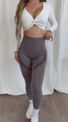 Bella Contour Leggings (Cocoa Brown)