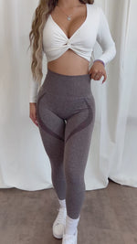 Bella Contour Leggings (Cocoa Brown)