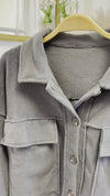 Warm Up Fleece Jacket (Charcoal)