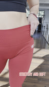 Essential Seamless Soft Leggings (Cherry)