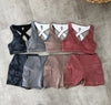Sadie Cargo Shorts (Rosy Mauve)