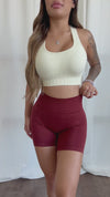 Alisa Seamless Shorts (Scarlet)