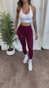 Nova Seamless Leggings (Maroon)
