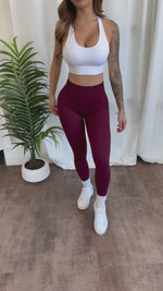 Nova Seamless Leggings (Maroon)
