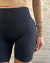 Basic Seamless Longsleeve (Latte)