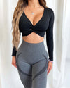 Bella Contour Leggings (Charcoal)