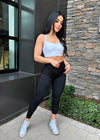 Essential Seamless Soft Leggings (Black)