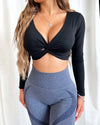 Bella Contour Leggings (Vintage Blue)