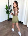 Janie Lifting Contour Shorts (Sage)