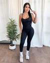 Rosalia Long Jumpsuit (Black)