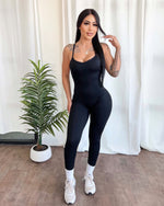 Rosalia Long Jumpsuit (Black)