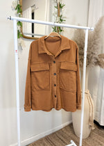 Warm Up Fleece Jacket (Camel)
