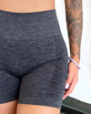 Alisa Seamless Shorts (Charcoal)