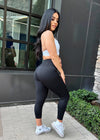 Essential Seamless Soft Leggings (Black)