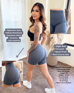 Nova Seamless Shorts (Icy Gray)