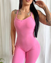 Rosalia Long Jumpsuit (Rosy Pink)