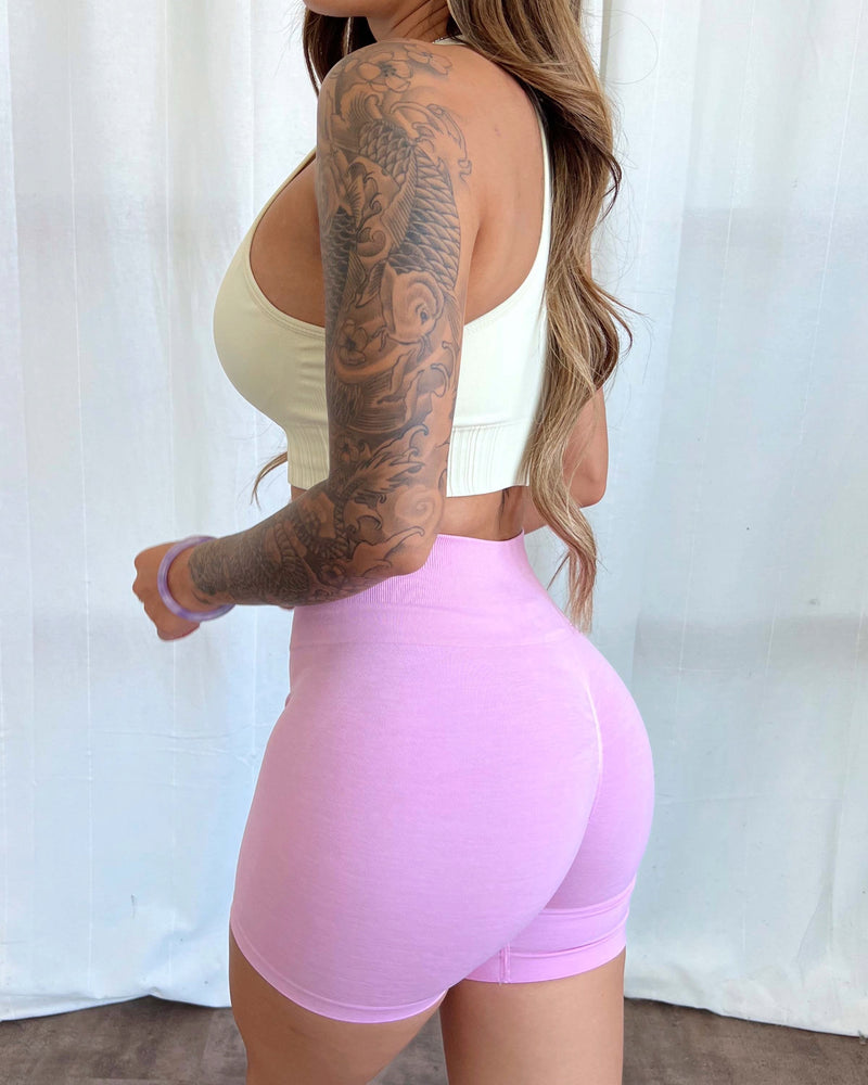 Alisa Seamless Shorts (Bubblegum)