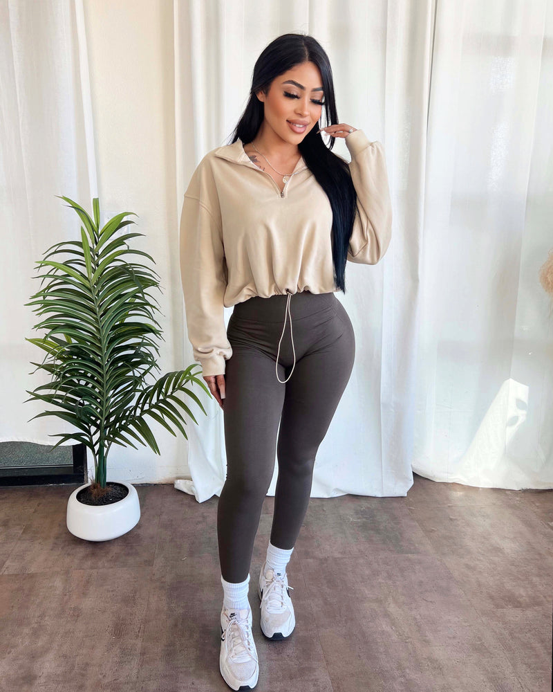 Amber Fleece Pullover (Vanilla)