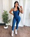 Rosalia Long Jumpsuit (Sapphire)