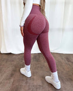 Bella Contour Leggings (Maroon)