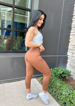 Essential Seamless Soft Leggings (Mocha)