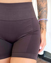 Alisa Seamless Shorts (Dark Chocolate)