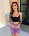 Soft T-Back Sports Bra (Black)