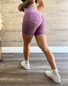Seamless Leopard Shorts (Lilac)