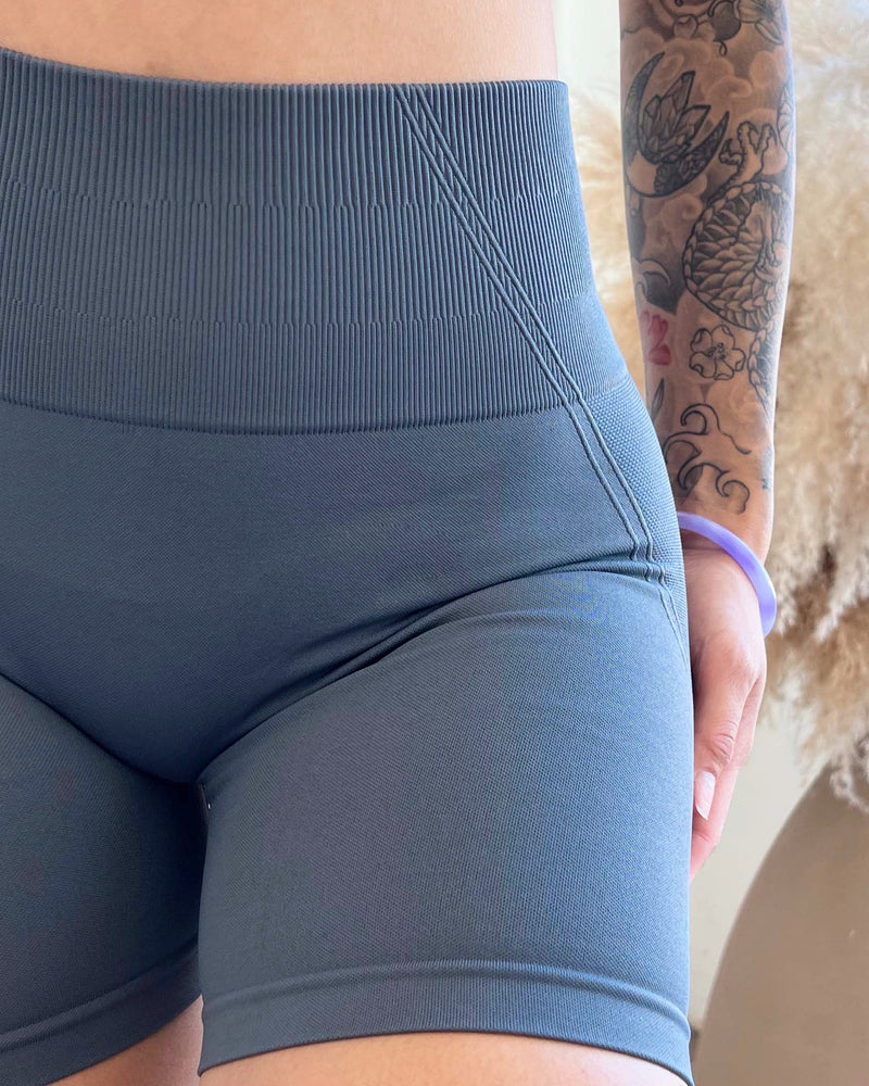 Nova Seamless Shorts (Icy Gray)