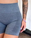 Alisa Seamless Shorts (Icy Blue)