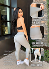 Essential Seamless Soft Leggings (Pearl Gray)