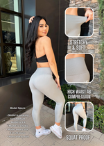 Essential Seamless Soft Leggings (Pearl Gray)