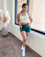 Alisa Seamless Shorts (Teal)