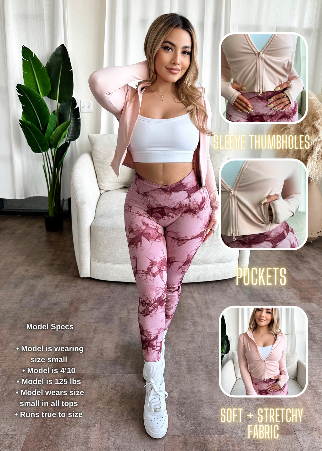 Compression Active Jacket (Pink)