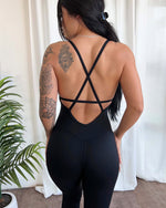 Rosalia Long Jumpsuit (Black)