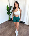 Alisa Seamless Shorts (Teal)