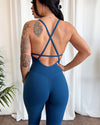 Rosalia Long Jumpsuit (Sapphire)