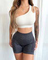 Alisa Seamless Shorts (Charcoal)